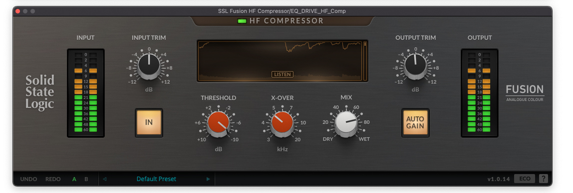 Solid State Logic SSL Fusion HF Compressor